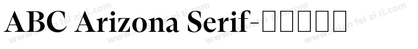 ABC Arizona Serif字体转换